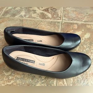 Clarks Flores Tulip wedge shoe